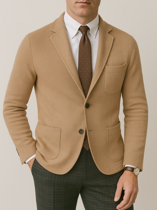 Herren Freizeitjacke mit Reverskragen