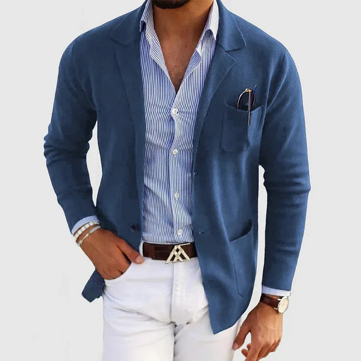 Blazer Uomo Elegante con Design Moderno e Silhouette Affusolata 0