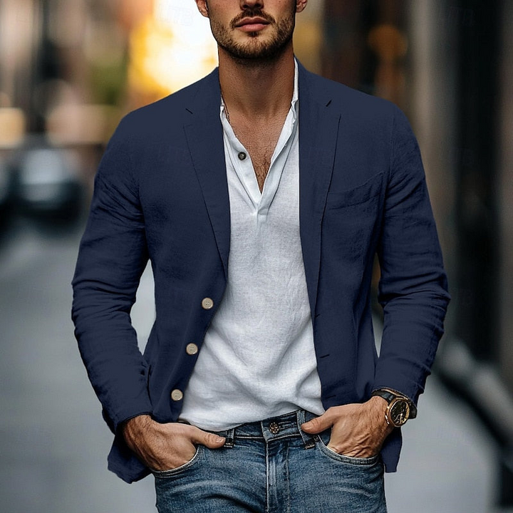 Elegante Herrenblazer mit Knöpfen