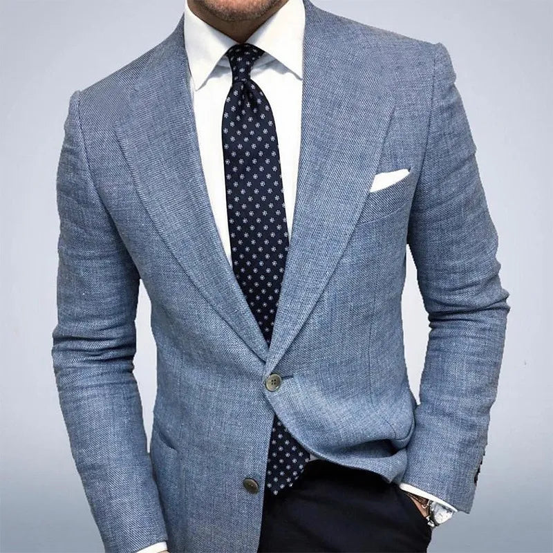 Blazer da Uomo Elegante Casual per Lavoro e Cena - Design Su Misura e Versatile 1