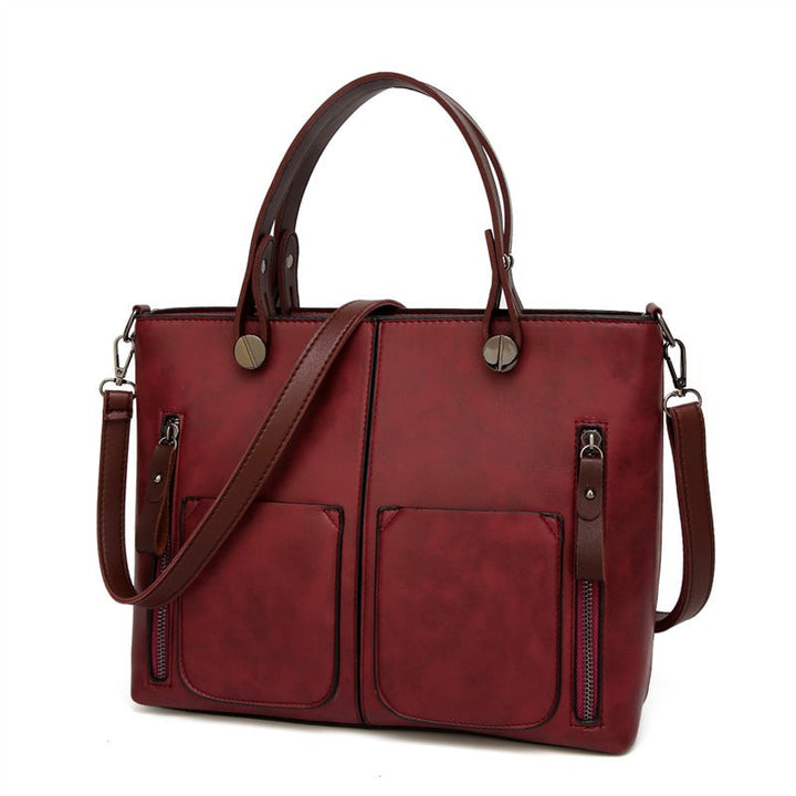 Borsa a Spalla Donna Nera Vintage con Design Elegante e Ampi Scomparti 10