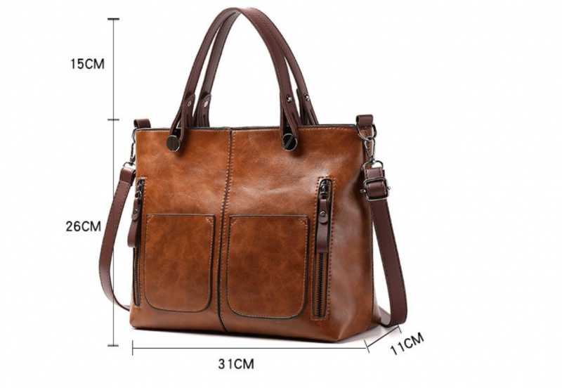 Borsa a Spalla Donna Nera Vintage con Design Elegante e Ampi Scomparti 5