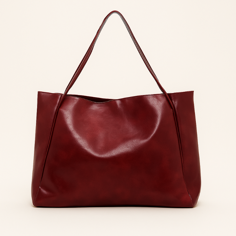 Borsa a Spalla Nera Donna Elegante in Pelle Vegana con Design Contemporaneo e Spazio Funzionale 0
