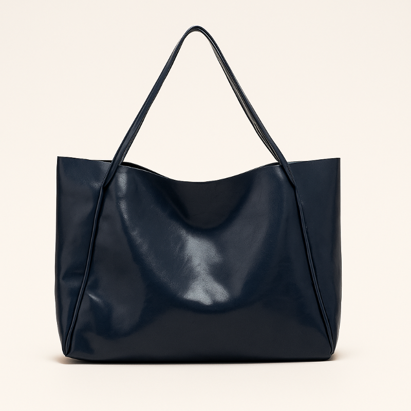 Borsa a Spalla Nera Donna Elegante in Pelle Vegana con Design Contemporaneo e Spazio Funzionale 3
