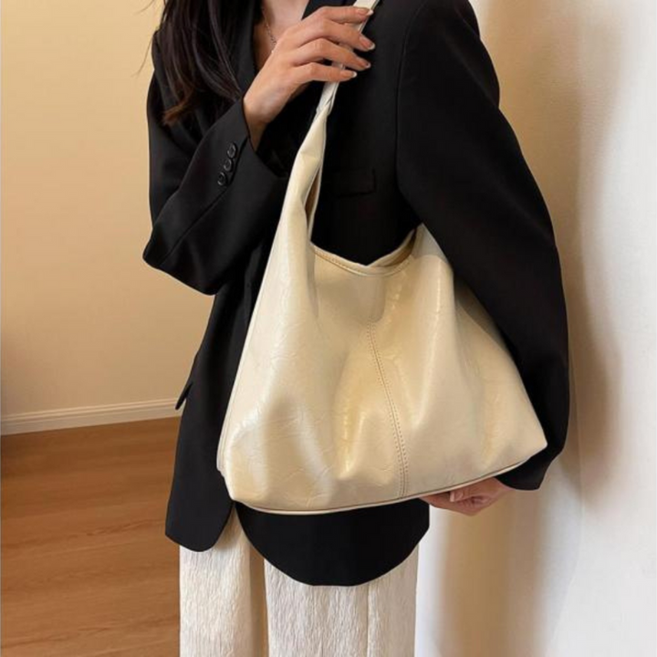 Borsa a Spalla Donna Elegante Spaziosa con Chiusura a Zip Stile Vintage