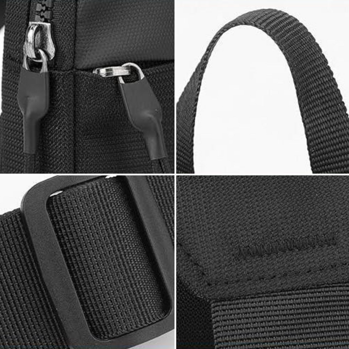 Borsa a Tracolla Impermeabile Uomo per Escursioni e Viaggi con Spallaccio Regolabile