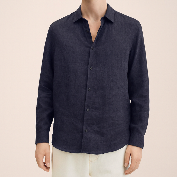 Camicia Elegante da Uomo con Maniche Lunghe