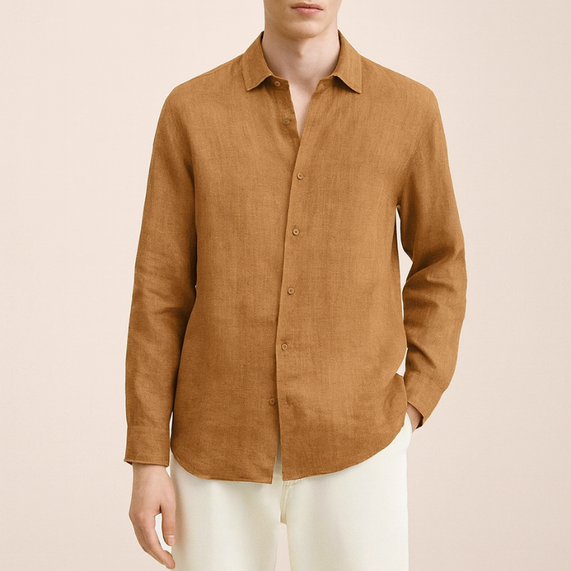 Camicia Elegante da Uomo con Maniche Lunghe
