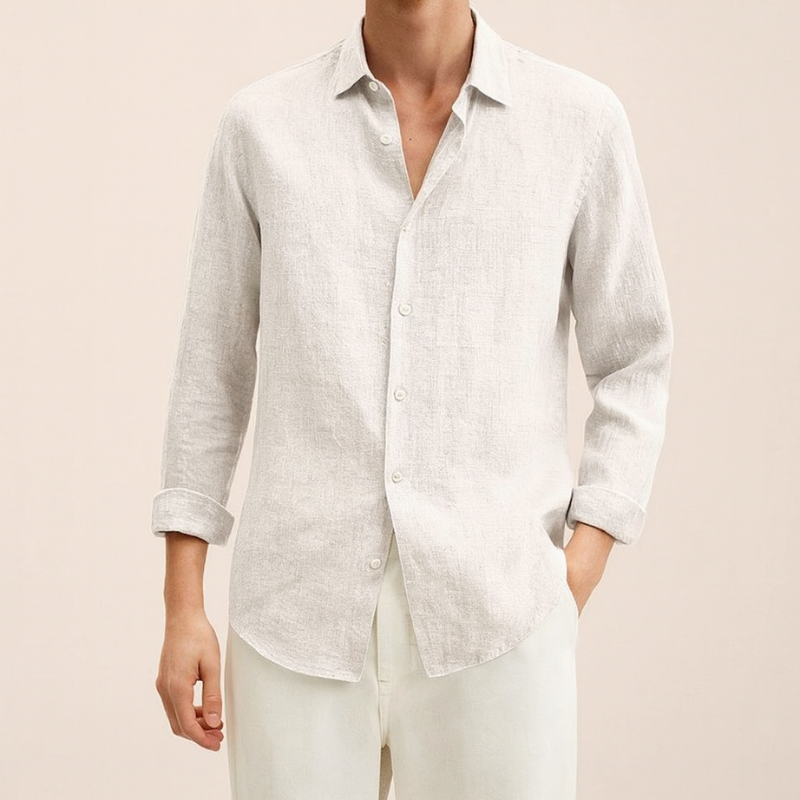 Camicia Elegante da Uomo con Maniche Lunghe