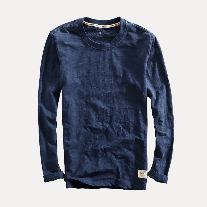 Camicia Uomo a Maniche Lunghe in Cotone Biologico per Look Elegante