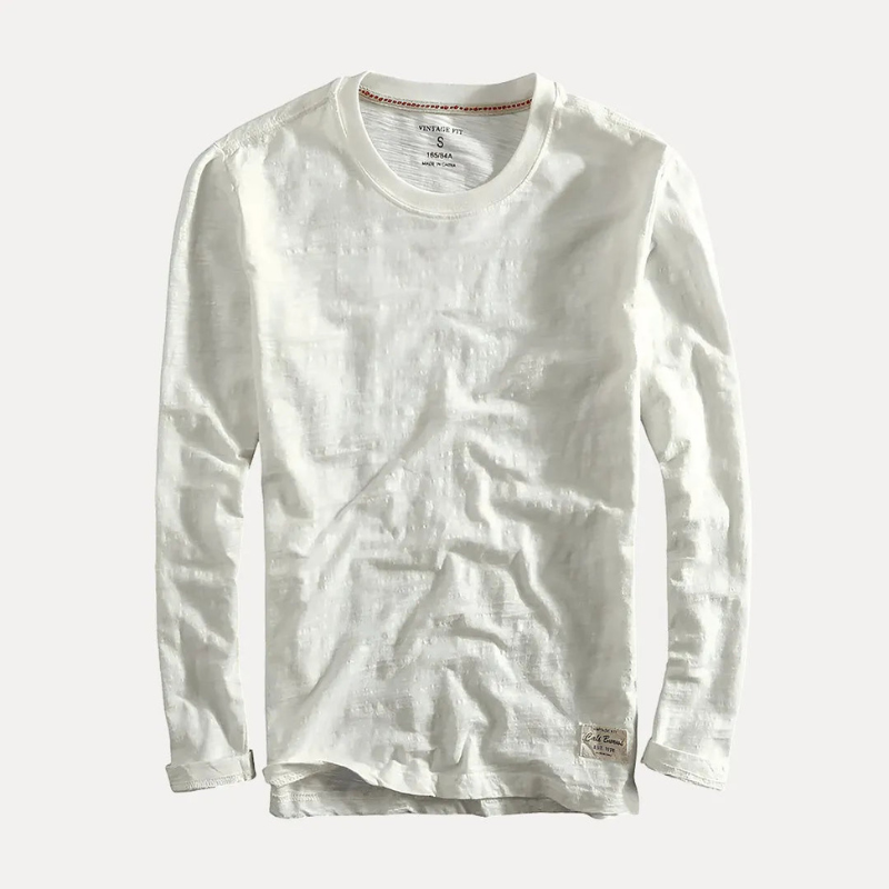 Camicia Uomo a Maniche Lunghe in Cotone Biologico per Look Elegante