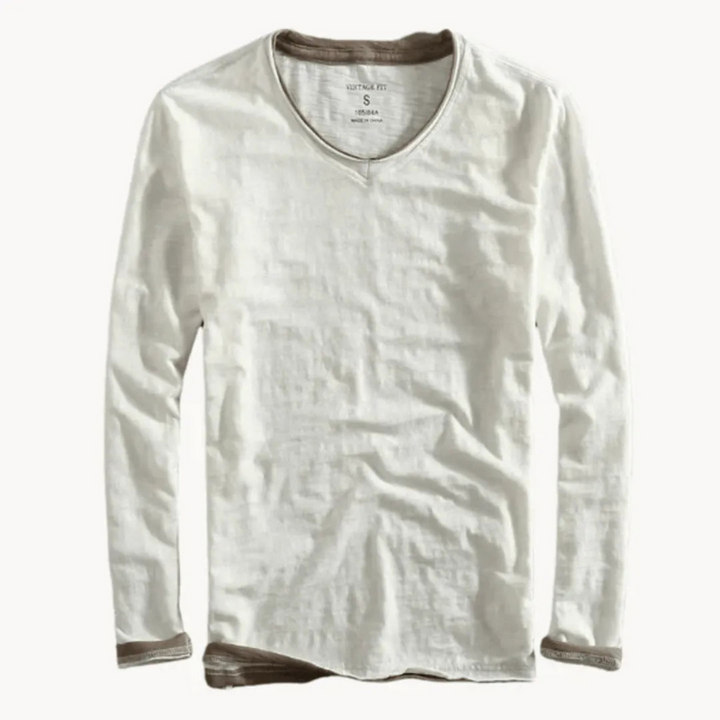Camicia a Maniche Lunghe da Uomo, Design Classico e Traspirante per lo Stile di Tutti i Giorni