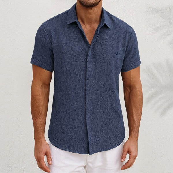 Camicia da Uomo Elegante Button-Up per Stile Estivo Casual e Formale