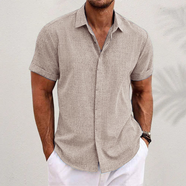 Camicia da Uomo Elegante Button-Up per Stile Estivo Casual e Formale 4