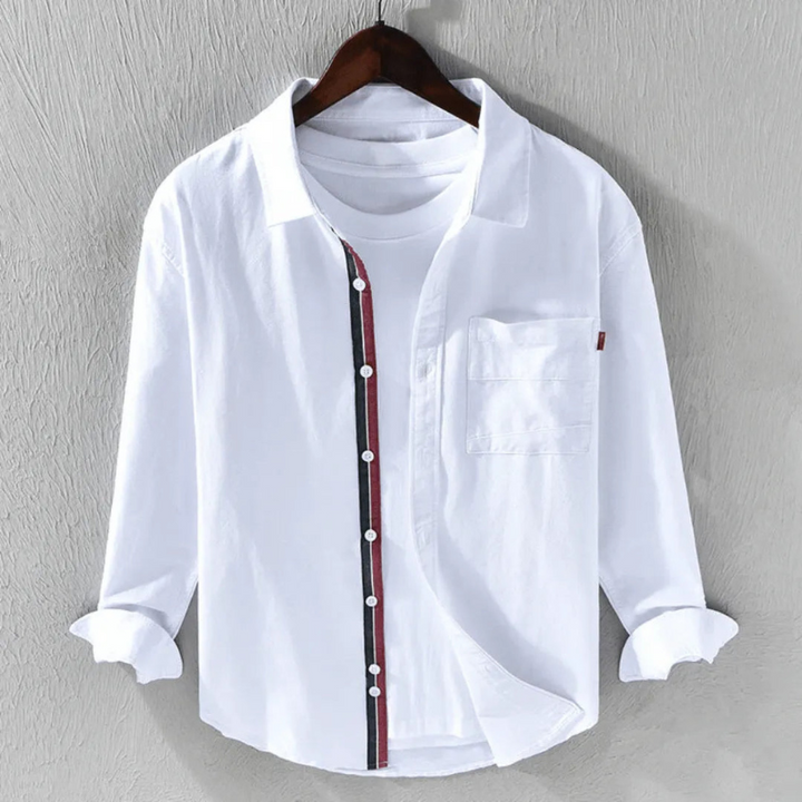 Camicia da Uomo Elegante Fabien Matinée in Chambray Leggera e Versatile per Occasioni Casual e Formali