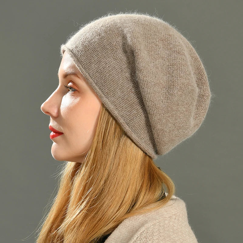 Cappello Slouch Donna in Cashmere Elegante per Inverno - Comfort e Stile 0