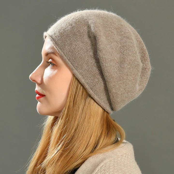 Cappello Slouch Donna in Cashmere Elegante per Inverno - Comfort e Stile 0