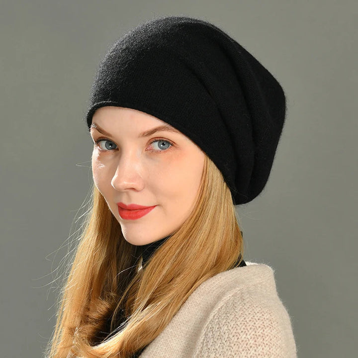 Cappello Slouch Donna in Cashmere Elegante per Inverno - Comfort e Stile 10