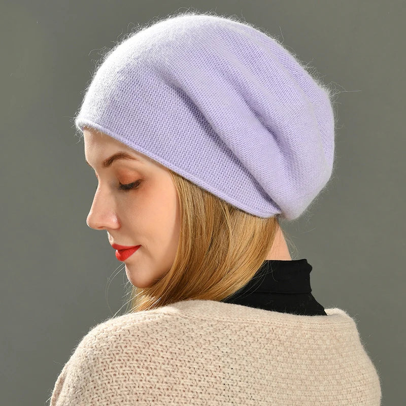 Cappello Slouch Donna in Cashmere Elegante per Inverno - Comfort e Stile 8