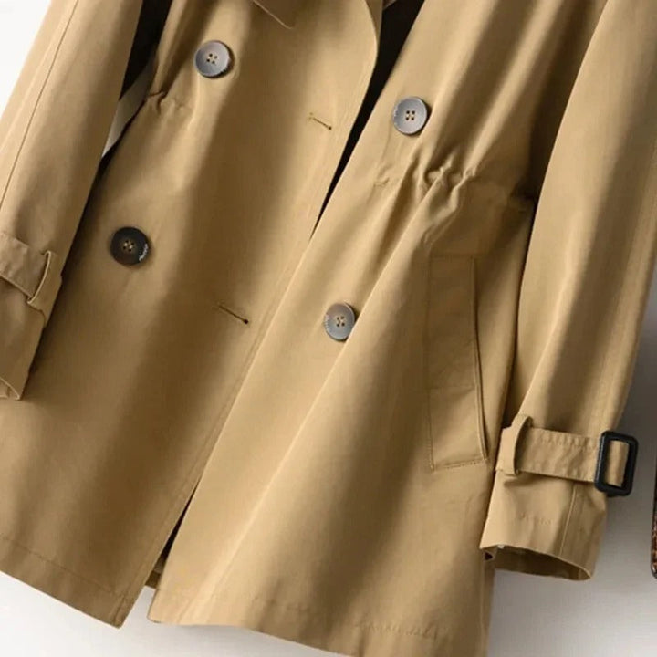 Cappotto Donna Trench Doppiopetto Elegante e Versatile per Ogni Occasione 2