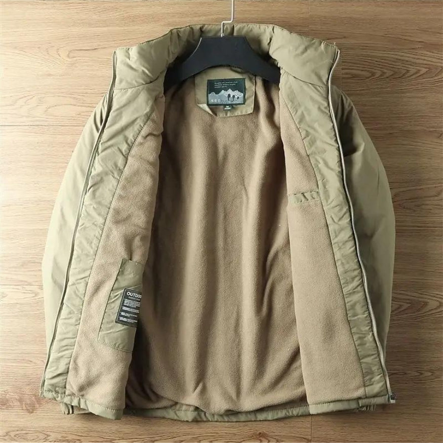 Cappotto Invernale Termico da Uomo con Capuccio Rimovibile e Impermeabile, Cappotti Uomo per Freddo e Attività All'aperto 1