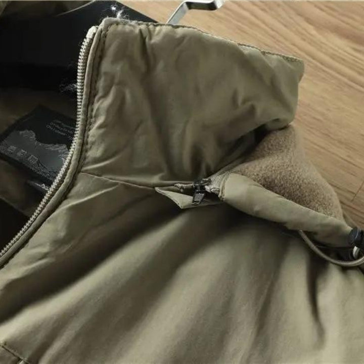 Cappotto Invernale Termico da Uomo con Capuccio Rimovibile e Impermeabile, Cappotti Uomo per Freddo e Attività All'aperto 4