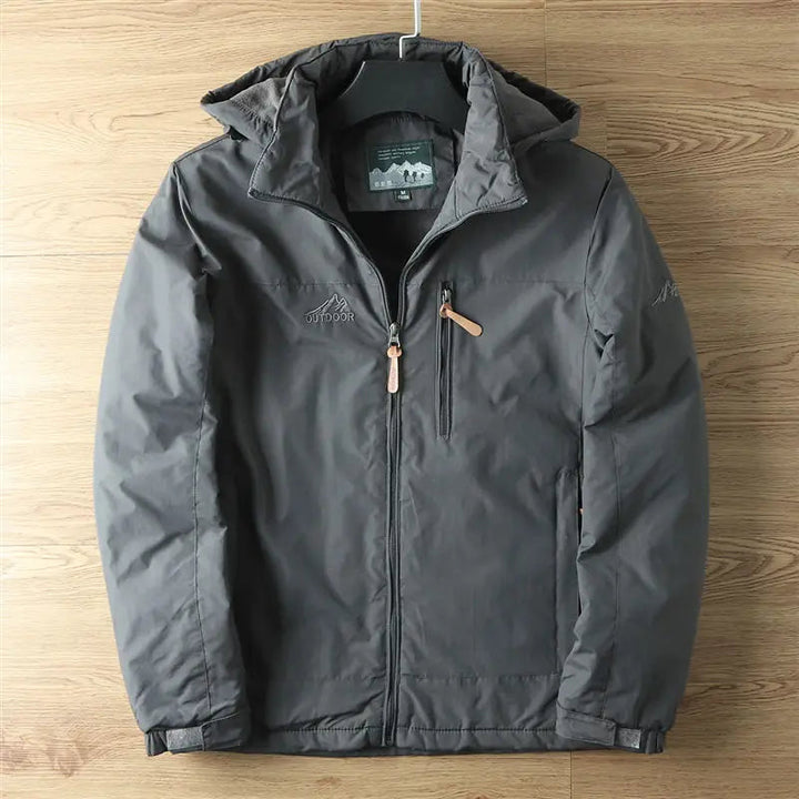 Cappotto Invernale Termico da Uomo con Capuccio Rimovibile e Impermeabile, Cappotti Uomo per Freddo e Attività All'aperto 9