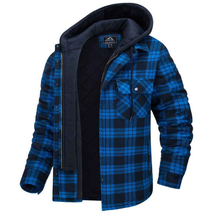 Cappotto Invernale a Quadri da Uomo - Elegante e Caldo per l'autunno E l'inverno