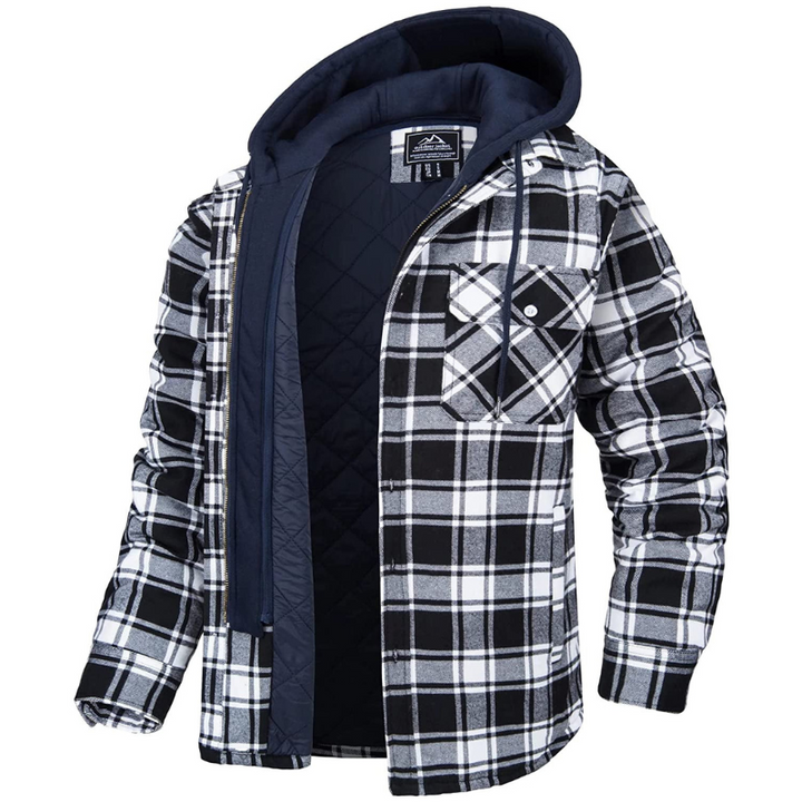Cappotto Invernale a Quadri da Uomo - Elegante e Caldo per l'autunno E l'inverno