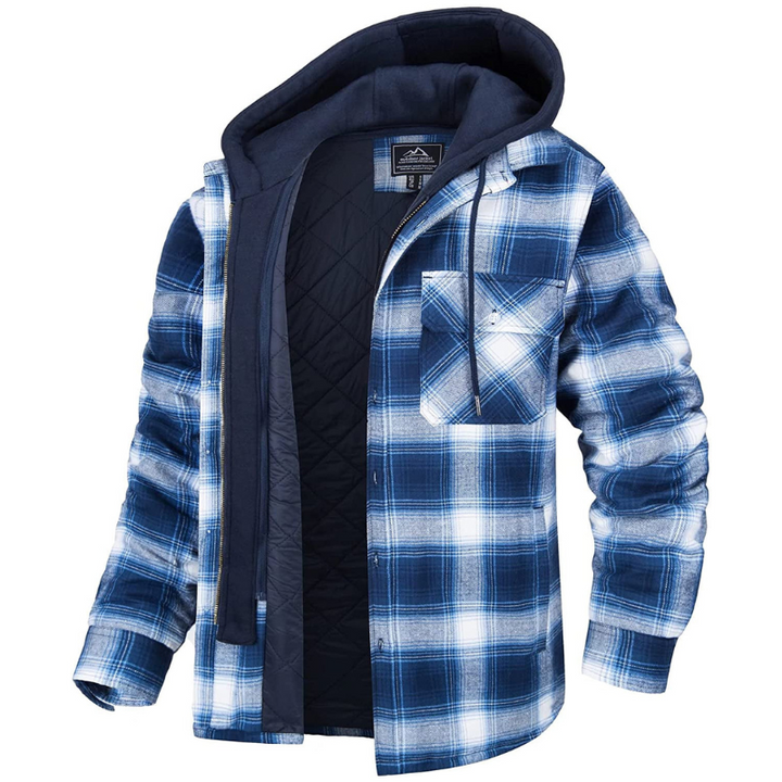 Cappotto Invernale a Quadri da Uomo - Elegante e Caldo per l'autunno E l'inverno