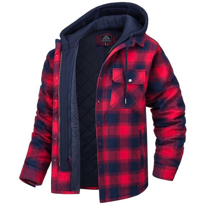 Cappotto Invernale a Quadri da Uomo - Elegante e Caldo per l'autunno E l'inverno