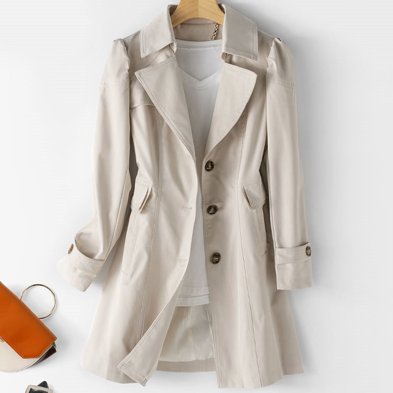 Cappotto Nero Donna Midi Elegante e Versatile per Tutte le Occasioni 1