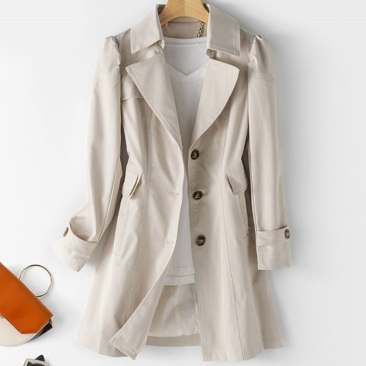 Cappotto Nero Donna Midi Elegante e Versatile per Tutte le Occasioni 1