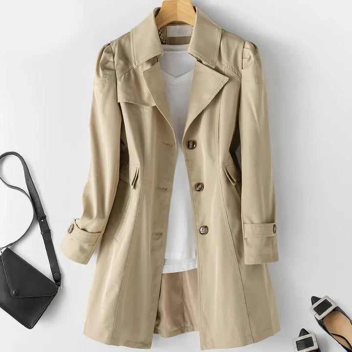 Cappotto Nero Donna Midi Elegante e Versatile per Tutte le Occasioni 3
