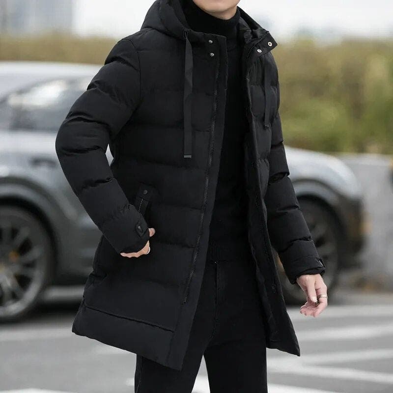 Cappotto Uomo Invernale Elegante con Isolamento Avanzato e Protezione Antivento - Comfort e Stile per Giornate Fredde 0