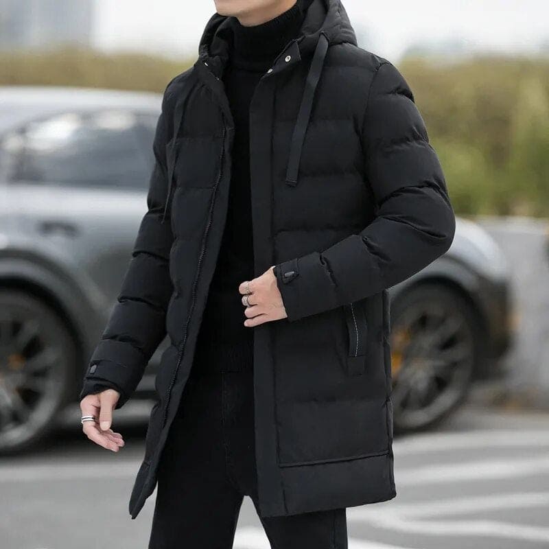 Cappotto Uomo Invernale Elegante con Isolamento Avanzato e Protezione Antivento - Comfort e Stile per Giornate Fredde 1