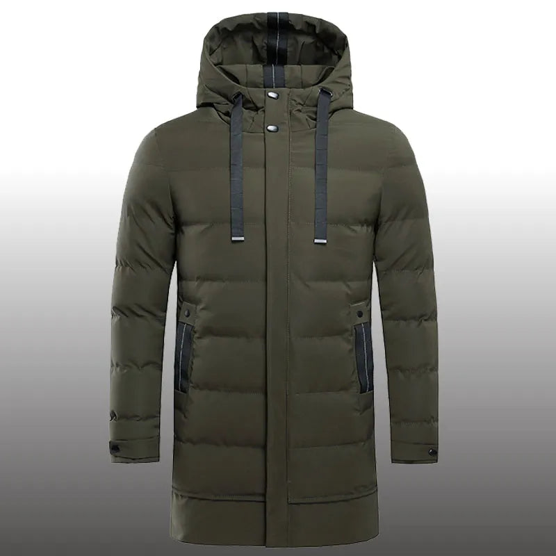 Cappotto Uomo Invernale Elegante con Isolamento Avanzato e Protezione Antivento - Comfort e Stile per Giornate Fredde 5