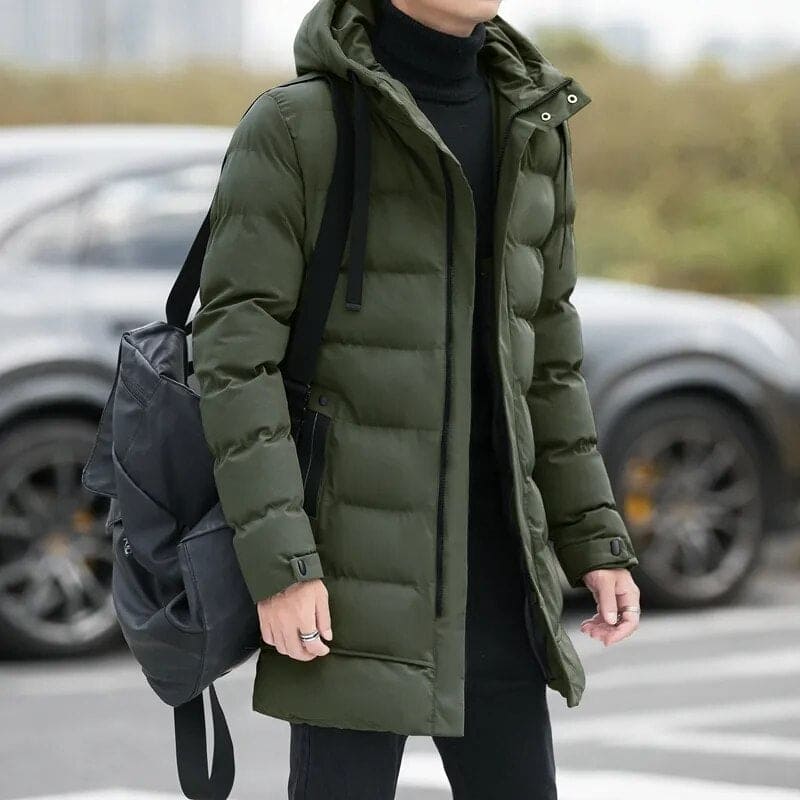 Cappotto Uomo Invernale Elegante con Isolamento Avanzato e Protezione Antivento - Comfort e Stile per Giornate Fredde 7