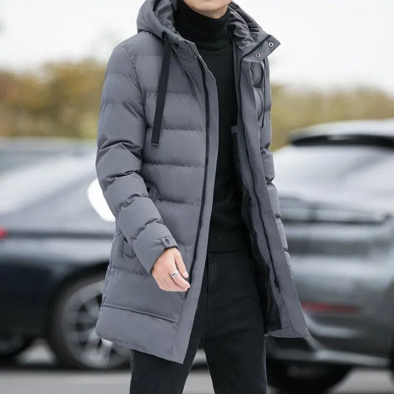 Cappotto Uomo Invernale Elegante con Isolamento Avanzato e Protezione Antivento - Comfort e Stile per Giornate Fredde 8