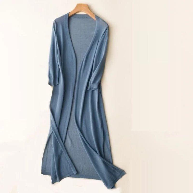 Cardigan Lungo Donna Elegante e Morbido per Ogni Occasione 0