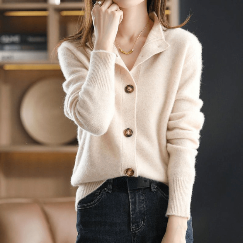 Cardigan Lungo da Donna Elegante e Morbido 0