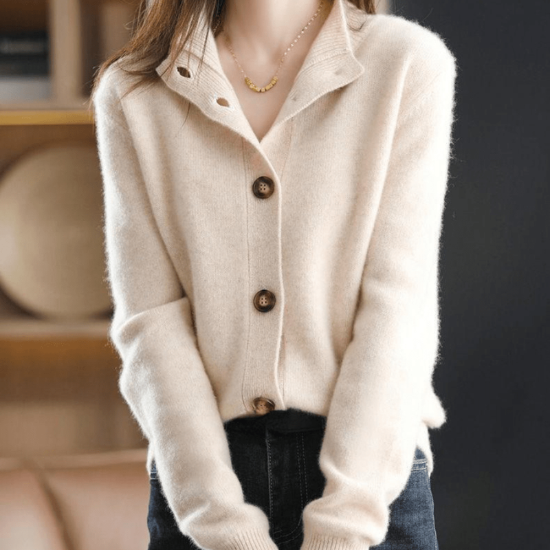 Cardigan Lungo da Donna Elegante e Morbido 2
