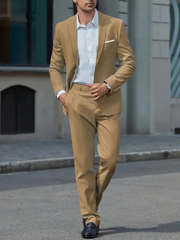 Completo Uomo Casual Moderno per Uscite Informali e Eventi Semi-Formali