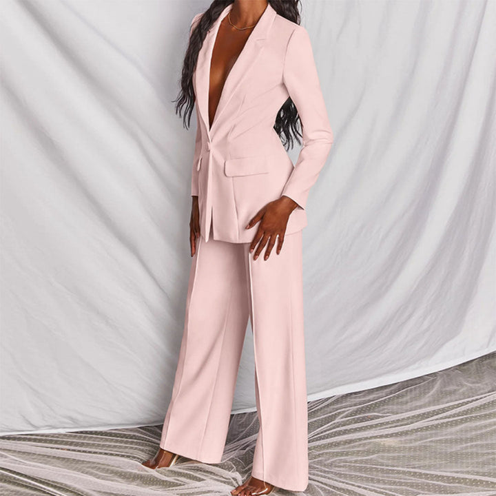 Completo Donna Elegante Blazer e Pantaloni per Occasioni Formali e Informali