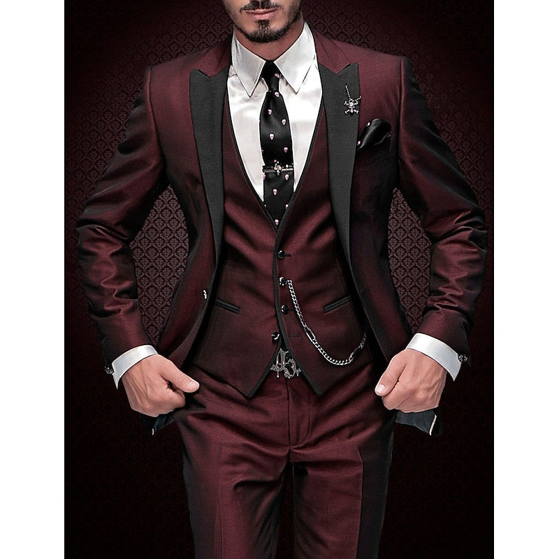 Completo Elegante Uomo in Lino 3 Pezzi - Blazer, Gilet e Pantaloni per Cerimonie e Occasioni Estive 0
