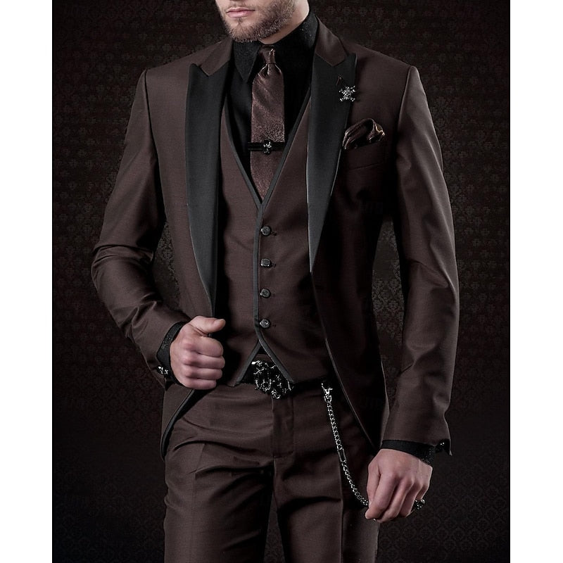 Completo Elegante Uomo in Lino 3 Pezzi - Blazer, Gilet e Pantaloni per Cerimonie e Occasioni Estive 2