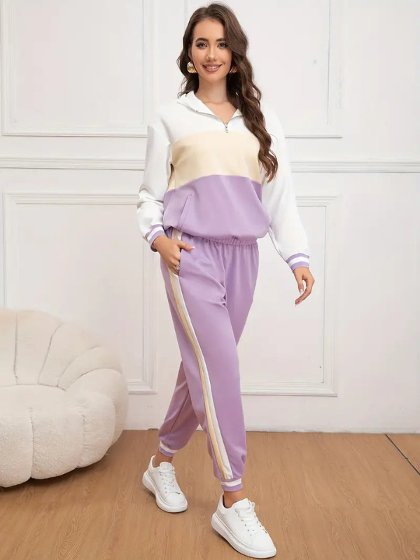 Completo Sportivo Donna - Completi Palestra e Fitness, Look Casual e Rilassato, Ideale per Attività Sportive e Tempo Libero
