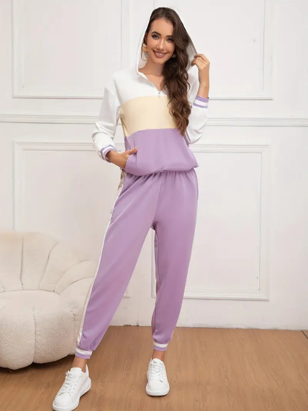 Completo Sportivo Donna - Completi Palestra e Fitness, Look Casual e Rilassato, Ideale per Attività Sportive e Tempo Libero