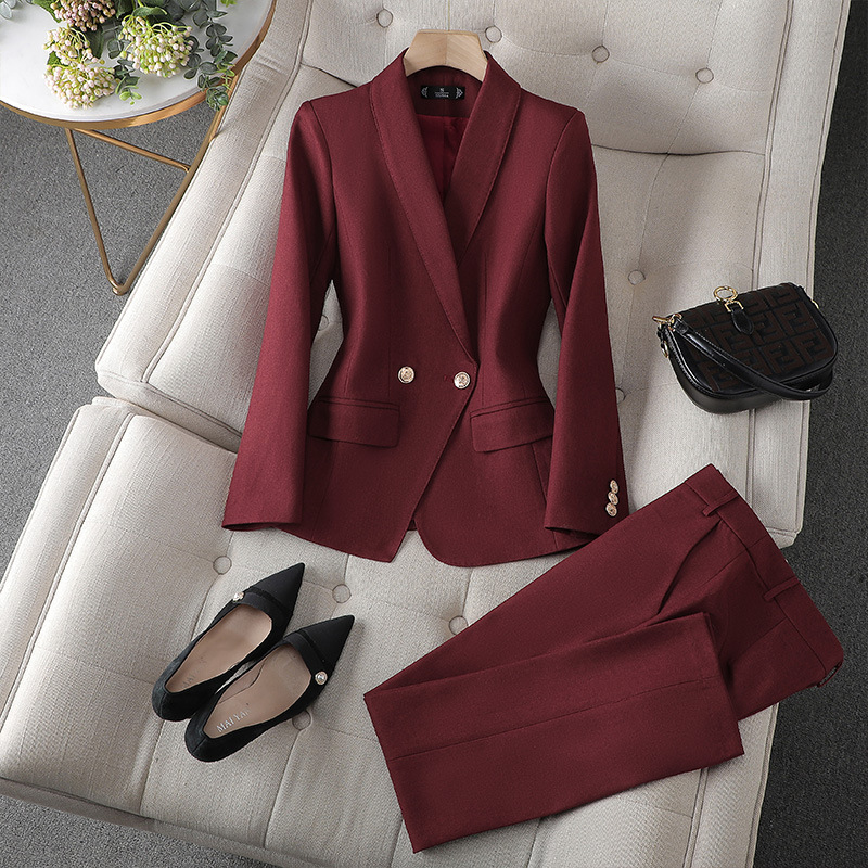 Completo da Donna Elegante - Tailleur Donna Elegante con Blazer e Pantaloni, Versatile per Eventi Formali e Casual 0