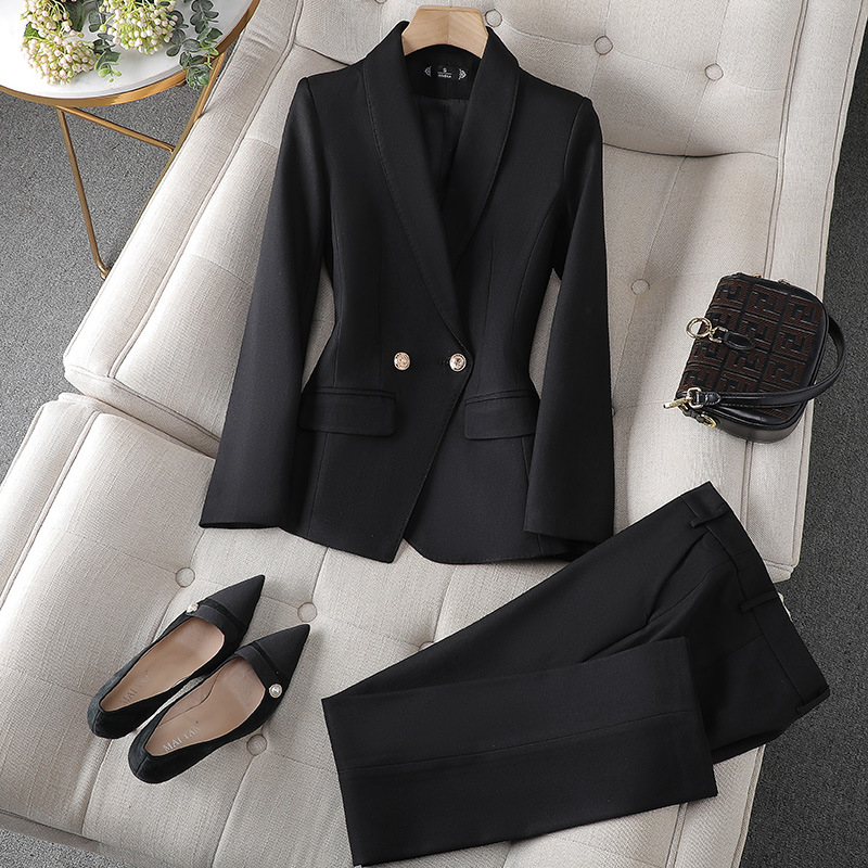 Completo da Donna Elegante - Tailleur Donna Elegante con Blazer e Pantaloni, Versatile per Eventi Formali e Casual 3